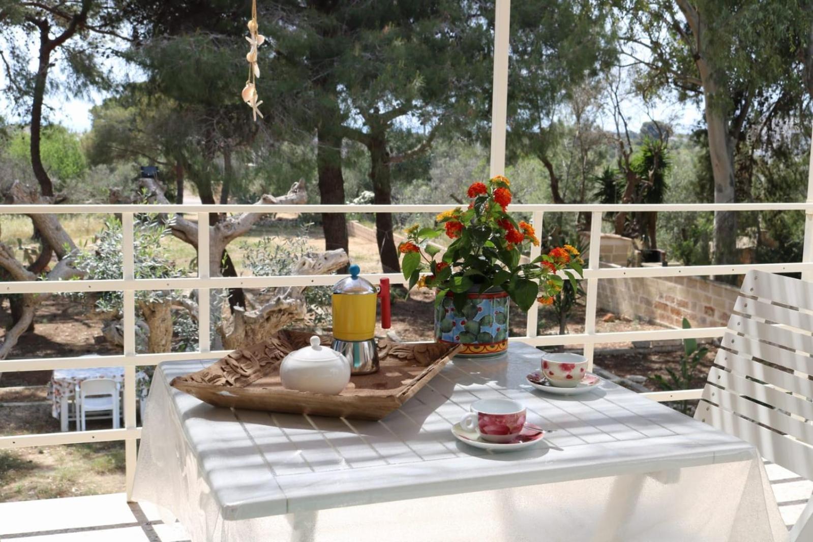 Villa Maria In Puglia Con Pineta Vicino Al Mare ตอร์เรซูดา ภายนอก รูปภาพ