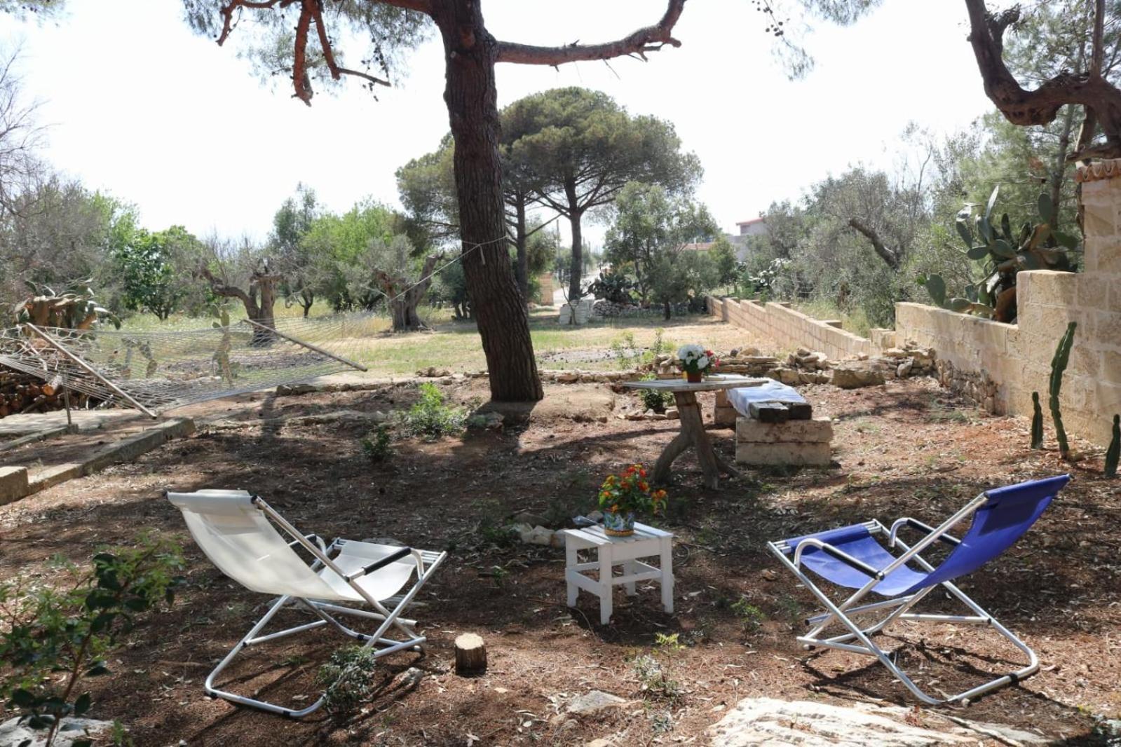Villa Maria In Puglia Con Pineta Vicino Al Mare ตอร์เรซูดา ภายนอก รูปภาพ